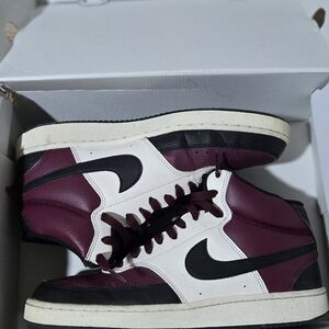 Nike Court Vision Mid Next Nature Dark Beetroot | Men’s Size 9 | Org  Box